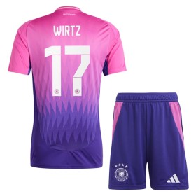 Camisetas Alemania Wirtz 17 Segunda Euro 2024 - Niño (+ Pantalones)